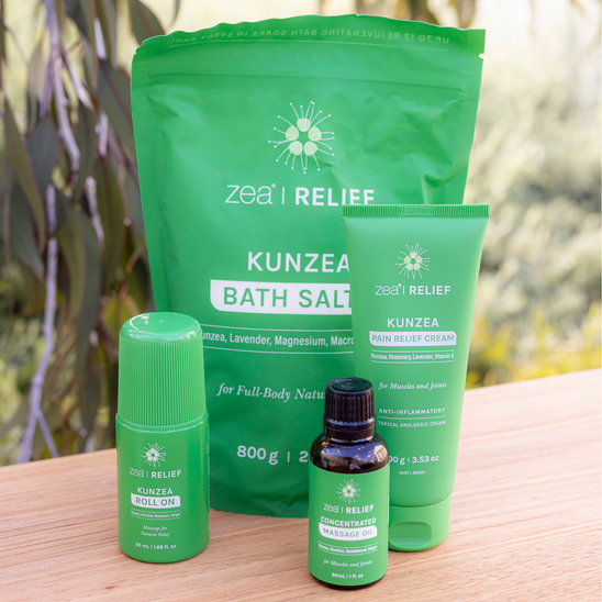 Ultimate Zea Relief Kunzea Pain Relief Bundle - Exclusive