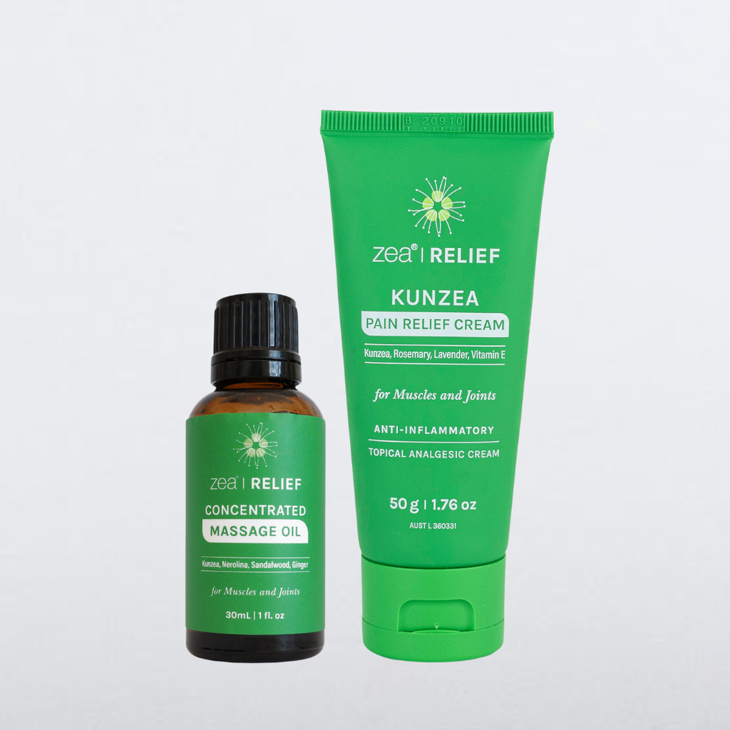 Concentrated Combo - Extra Strength Kunzea Cream and Massage Oil - Regular (50g)