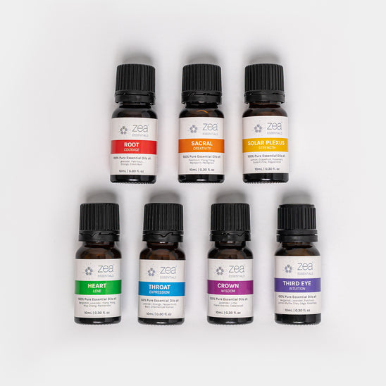 7 x Zea Essentials Chakra Blends [Complete Set]